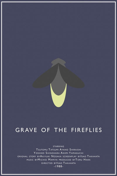 Grave of the Fireflies (1988) IMDB Top 250 Poster – My Hot Posters