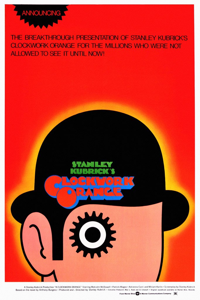A Clockwork Orange (1971) IMDB Top 250 Poster