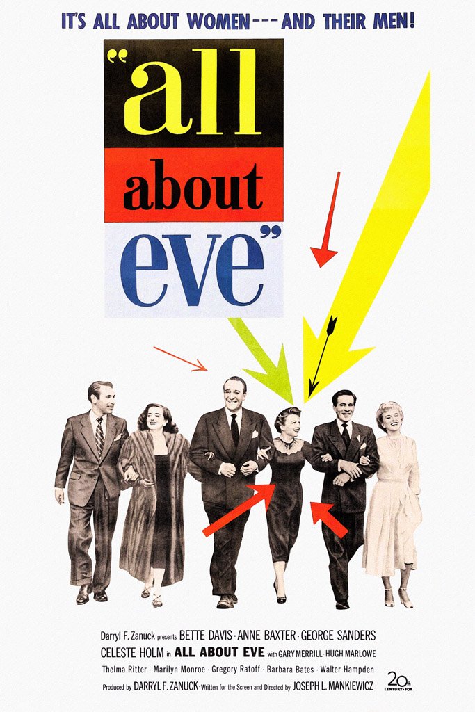 All About Eve (1950) Poster