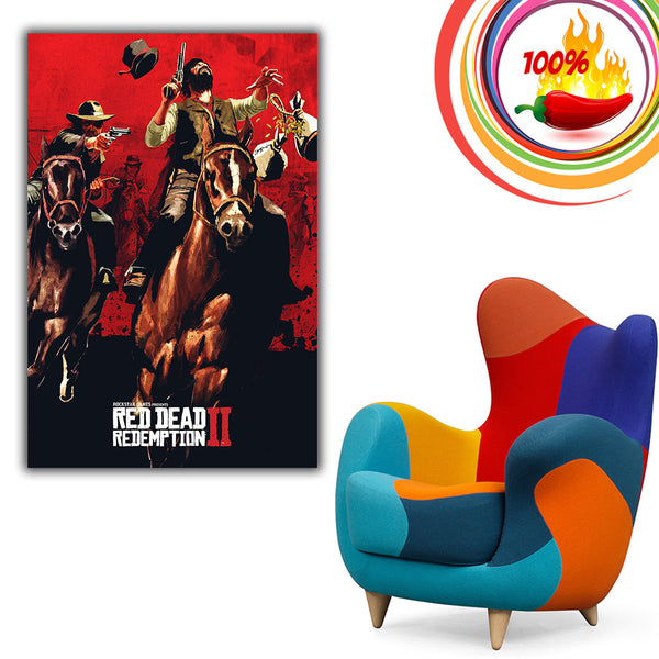 Affiche Promotionnelle Officielle Red Dead Redemption - PlayStation - B2 Japonaise