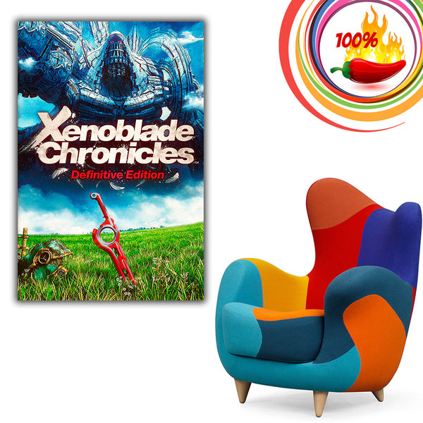 Xenoblade Definitive Edition ポスター Xenoblade Chronicles Definitive Edition Video Game Poster – My Hot