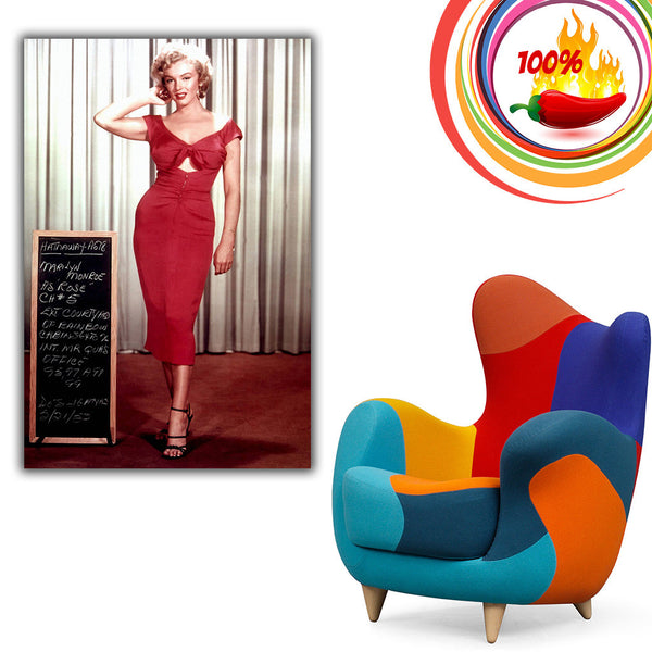 marilyn monroe red dress poster Marilyn Monroe