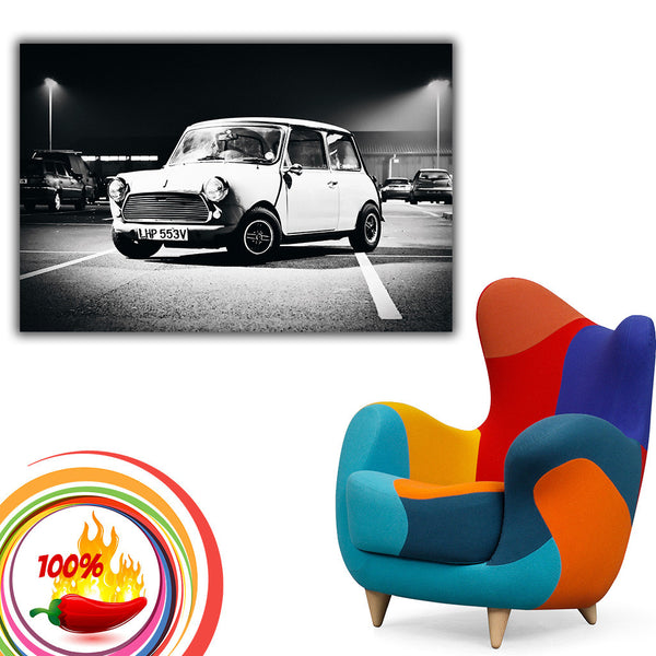 Affiche Vintage Mini/Leyland - Format 50x70 Cm - Haute Qualité (HQ) - Neuf Sous Tube - Marque PostersAndCo
