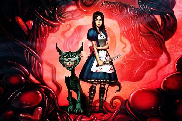 Alice Madness Returns American Mcgee's Cheshire Cat Poster – My