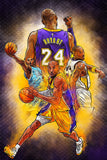 Kobe Bryant Retirement Game Basketball NBA Poster