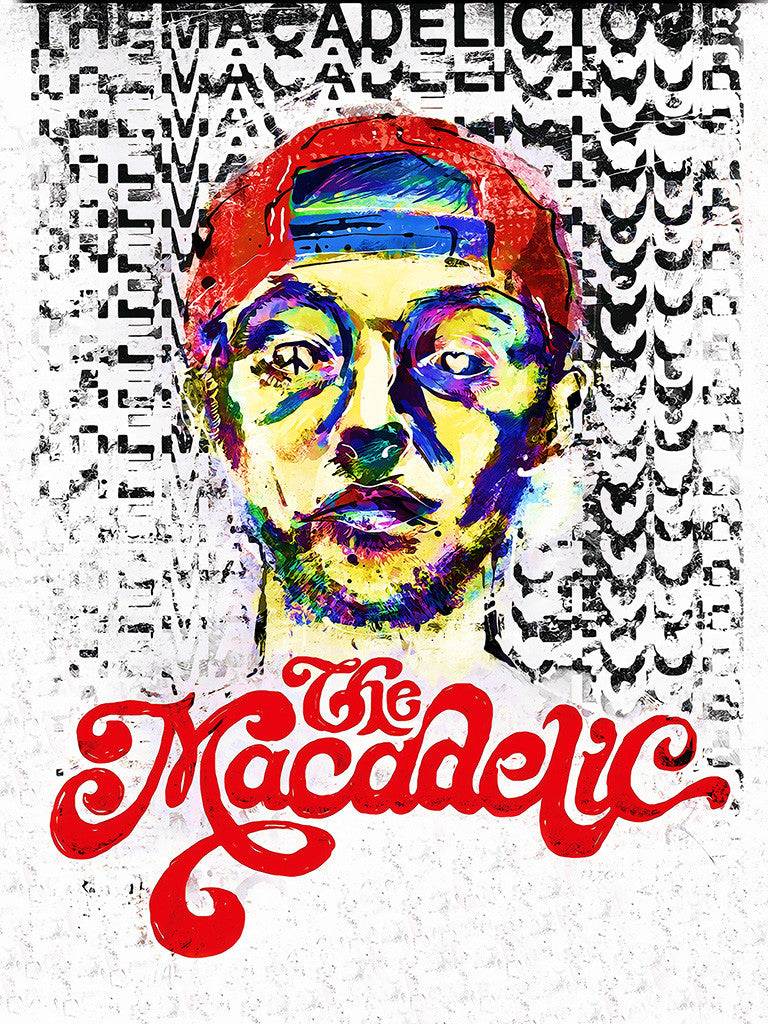 Rapper Mac Miller Promotional Music Poster