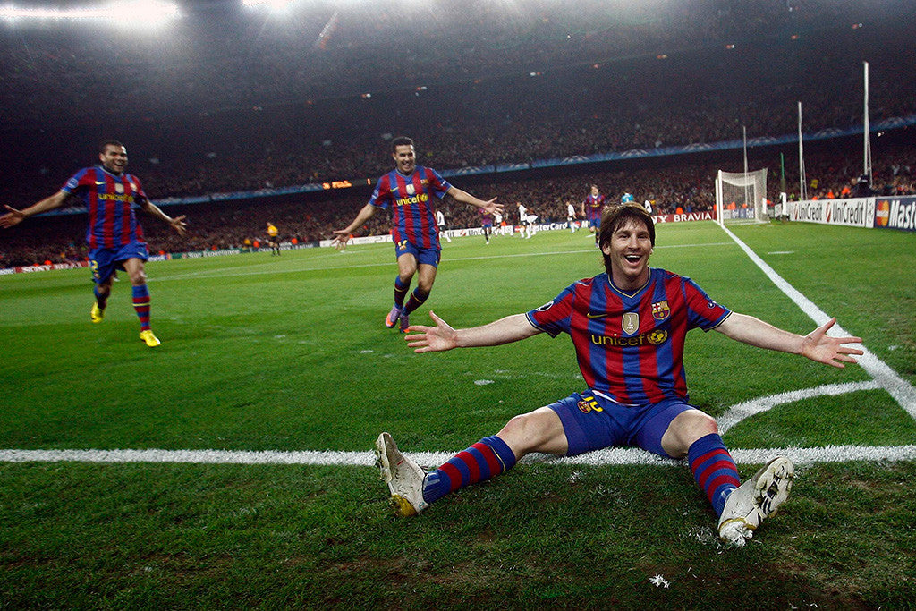 Lionel Messi FC Barcelona Football Poster