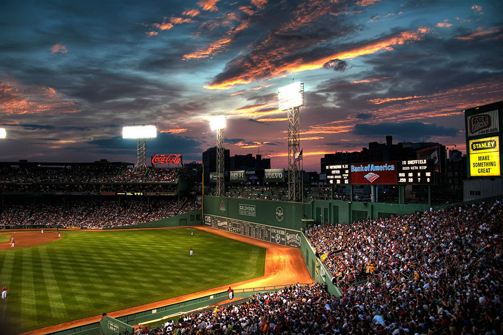 Fenway Park Baseball Poster