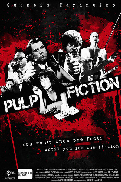 Pulp Fiction - 1994 - Original Movie Poster – Art of the Movies