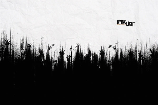 Dying Light Black and White Poster – My Hot Posters
