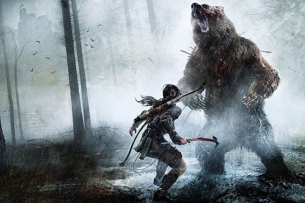 Game Rise Of The Tomb Raider Lara Croft Poster