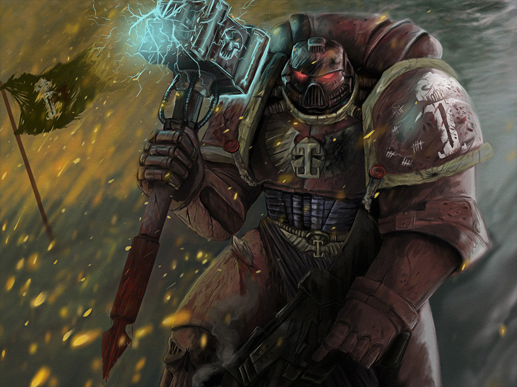 Warhammer 40k Space Marine Poster