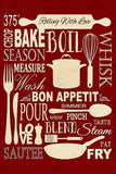 Kitchen Items Poster