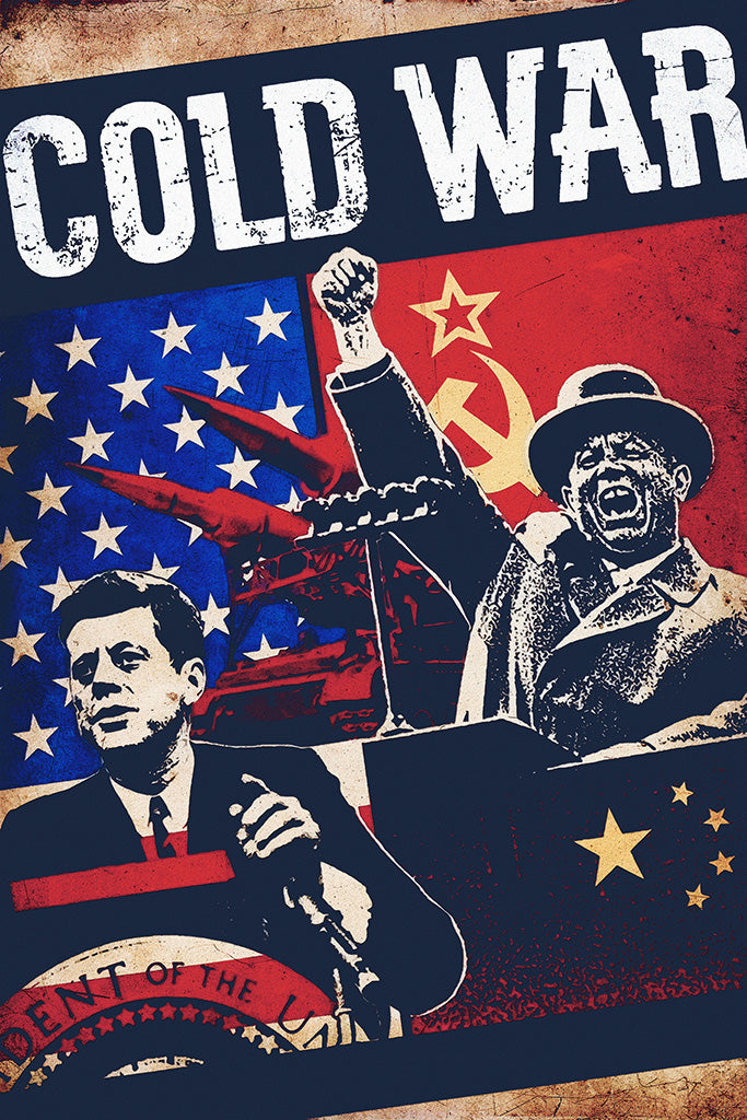 Military Propaganda Cold War Poster