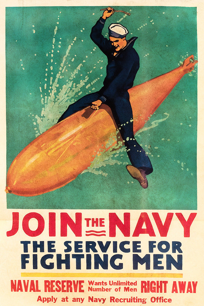 Military Propaganda Navy Poster