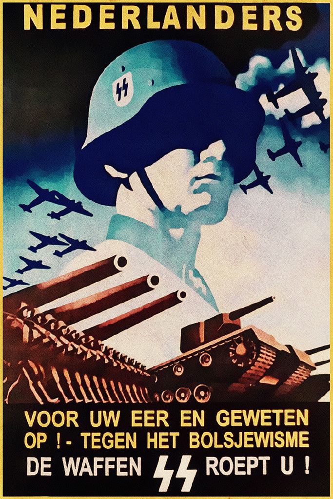 Military Propaganda Nederlandse Poster