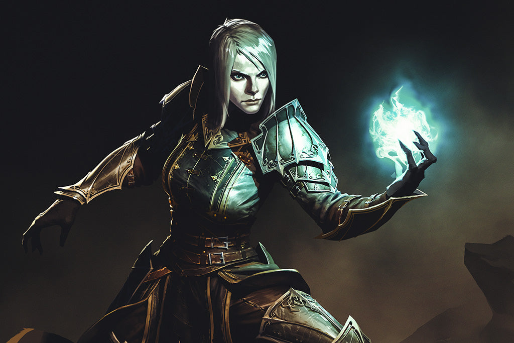Diablo III Rise Of The Necromancer Game Poster