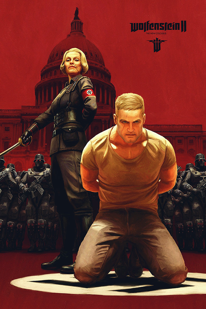 Wolfenstein II The New Colossus Games Poster