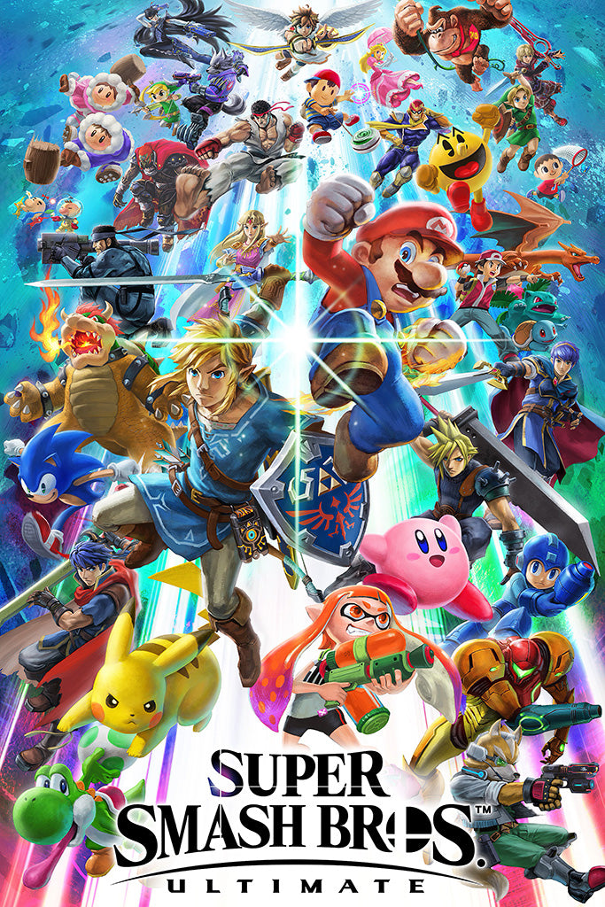 Super Smash Bros. Ultimate Game Poster