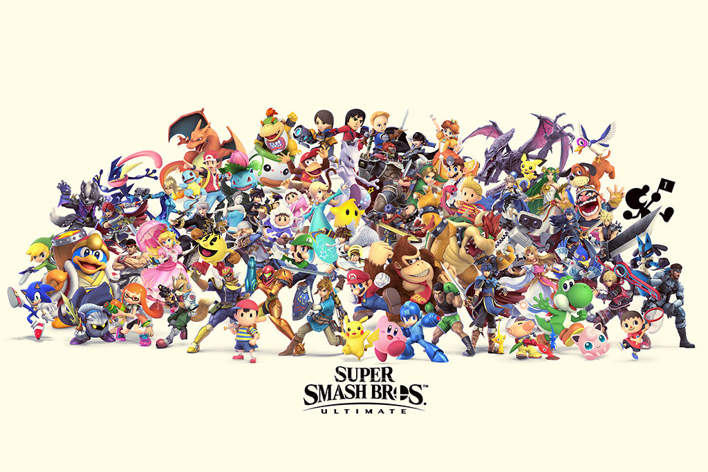 Super Smash Bros. Ultimate Video Game Poster