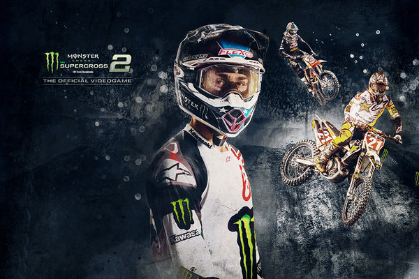Monster Energy Supercross 2 Video Game Poster – My Hot Posters