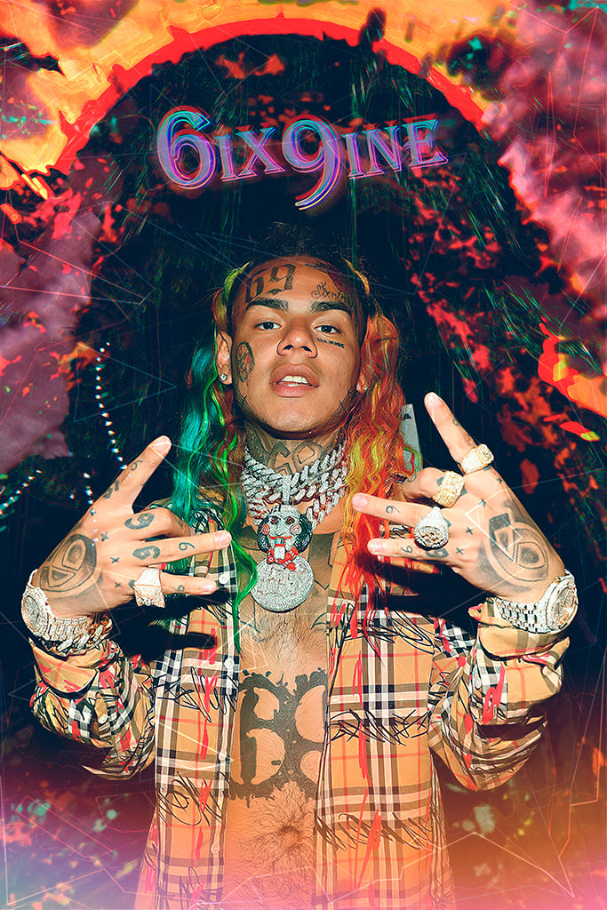 6ix9ine Sixnine Six Nine Poster