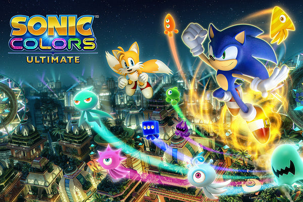 SONIC COLORS ソニックカラーズ　ゲーム販促ポスター B2 超音速アクションがカラフルに生まれ変わる！『ソニックカラーズ