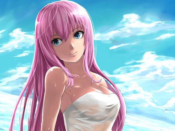 Free: Megurine Luka Vocaloid Anime Rendering, anime girl