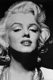 Marilyn Monroe Face Black and White Poster