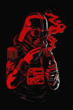 Darth Vader Smoking Star Wars Humor Funny Poster