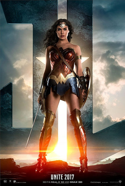 Wonder Woman 2017 Movie Poster 24x36 Borderless Glossy 17186