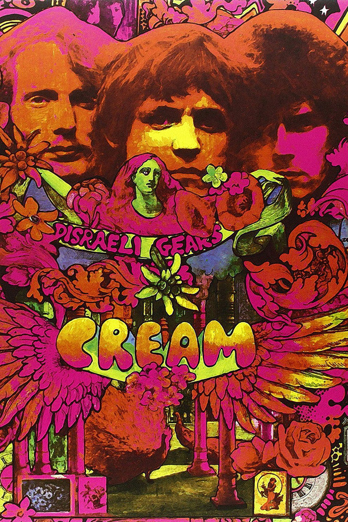 Cream Rock Band Classic Rock Poster