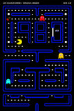 Pac Man Pacman Old Classic Retro Game Poster