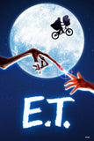 E.T. the Extra - Terrestrial Quotes Old Movie Film Poster