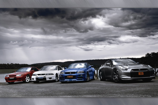 Nissan GTR R32 R34 R35 Nissan Silvia Car Poster – My Hot Posters