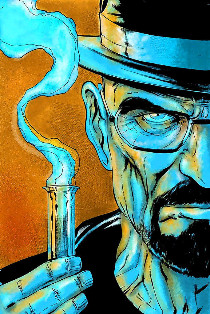 Breaking Bad Walter White Test-Tube Poster