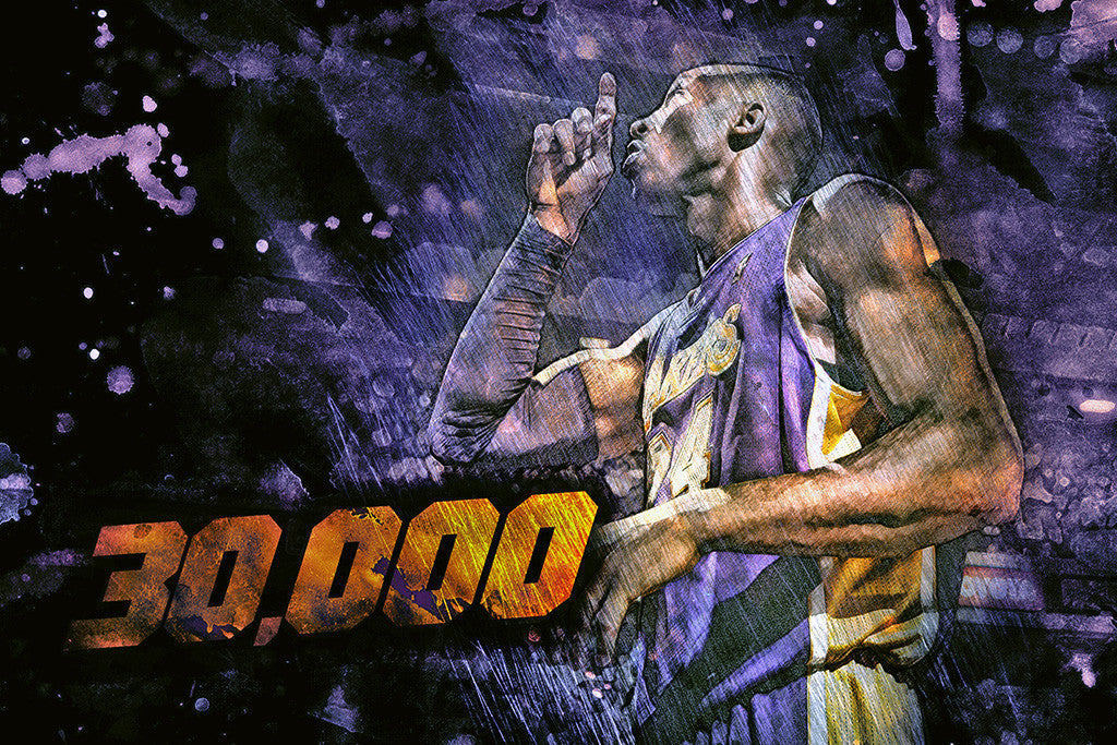Kobe Bryant Basketball NBA Poster