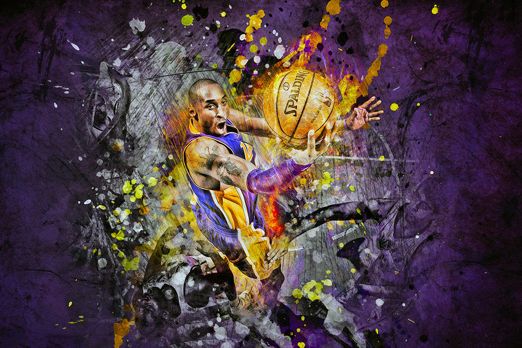 Kobe Bryant Basketball NBA Poster