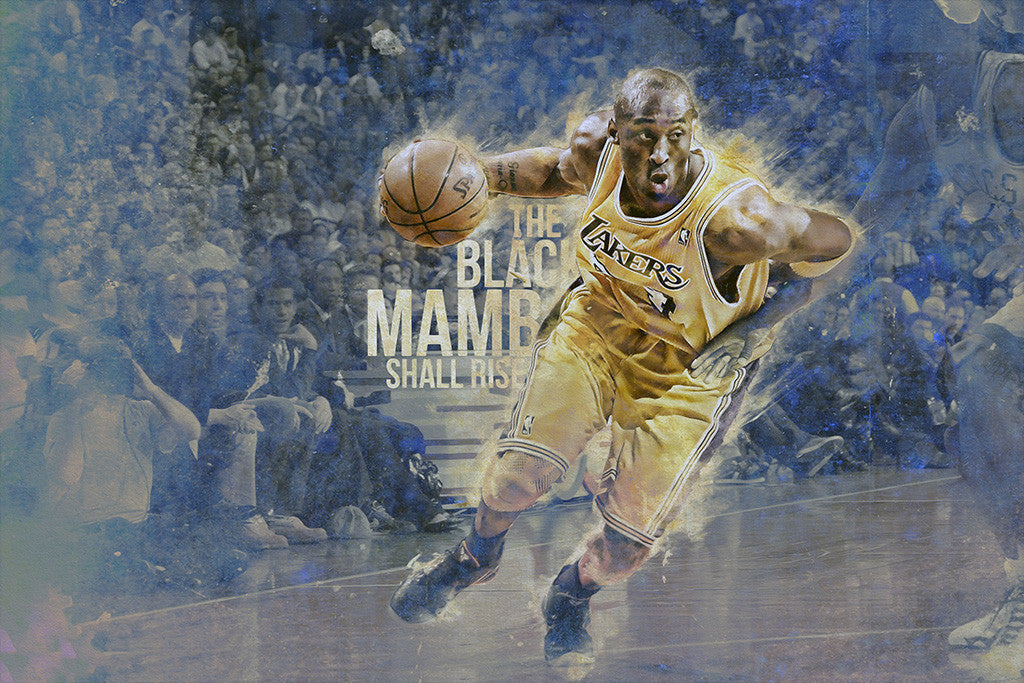 Kobe Bryant Basketball NBA Poster