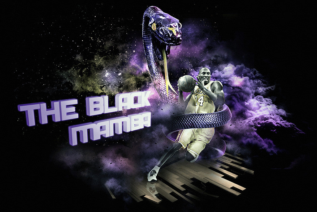 Kobe Bryant Basketball NBA Poster