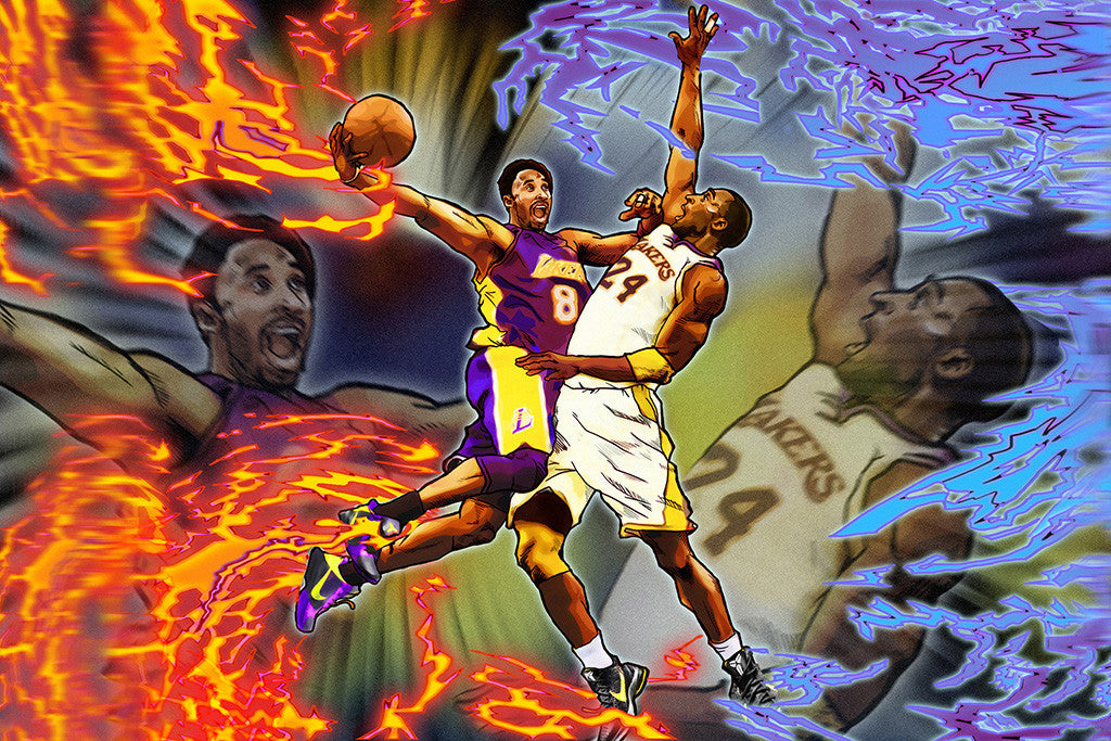Kobe Bryant Basketball NBA Poster