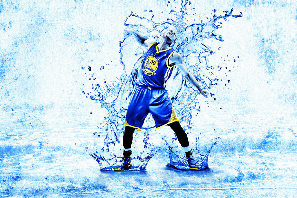 Stephen Curry Golden State Warriors Basketball NBA Poster