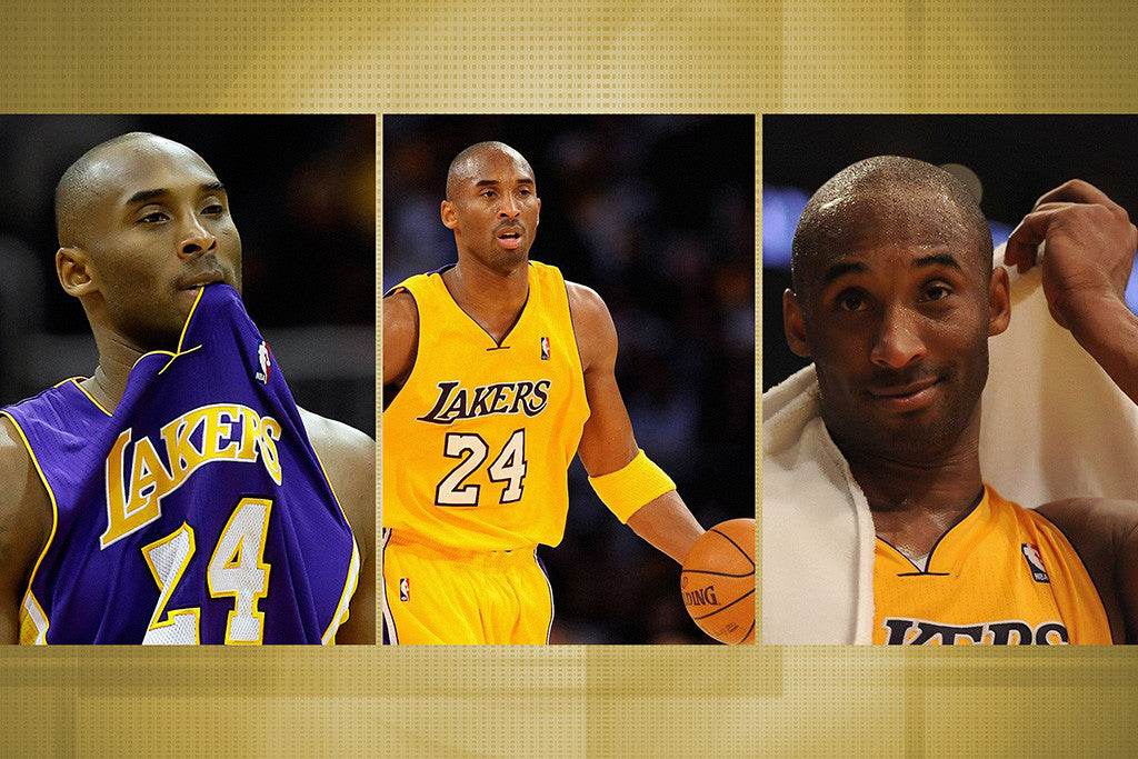 Kobe Bryant Set Los Angeles Lakers Basketball NBA Poster
