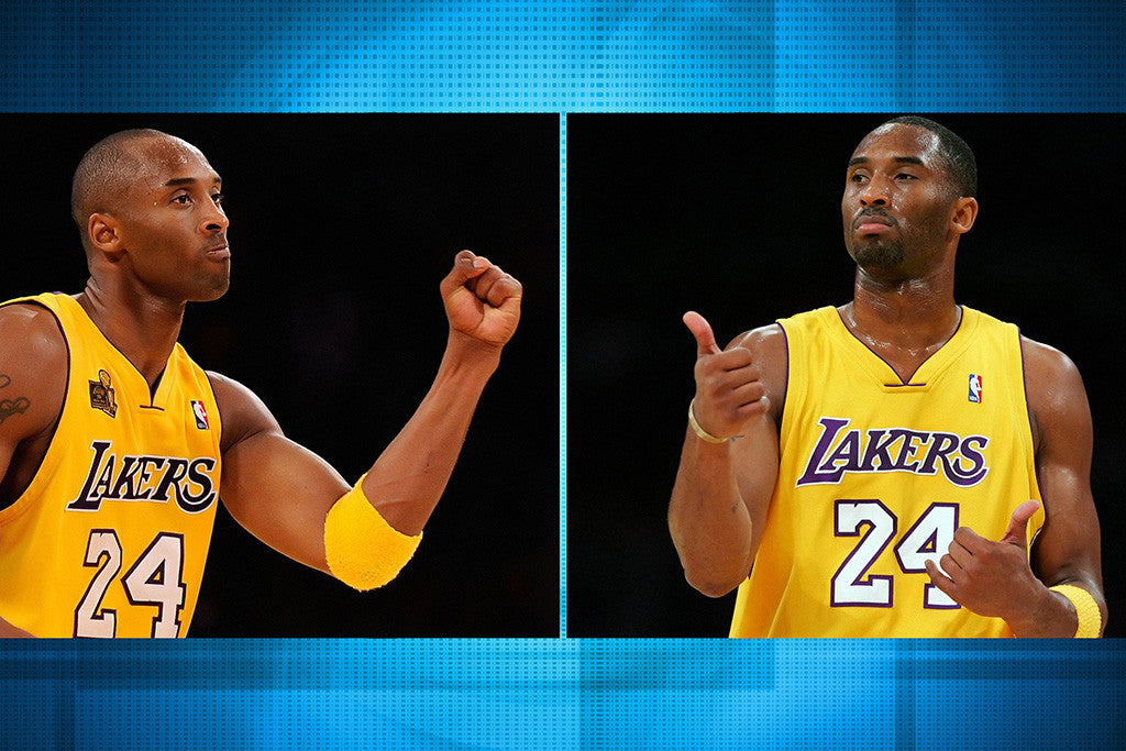 Kobe Bryant Set Los Angeles Lakers Basketball NBA Poster