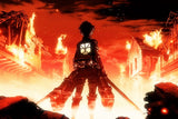 Attack On Titan Fire Anime Poster