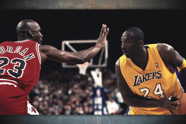 Kobe Bryant Vs Michael Jordan Basketball NBA Poster – My Hot Posters