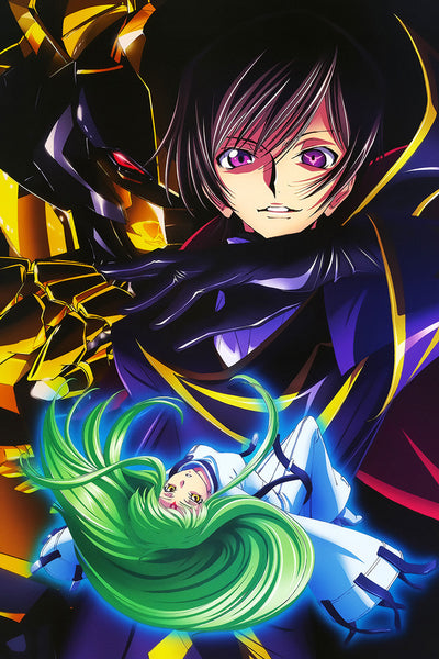Code Geass Zero Lelouch Japanese Anime Series Poster – My Hot Posters