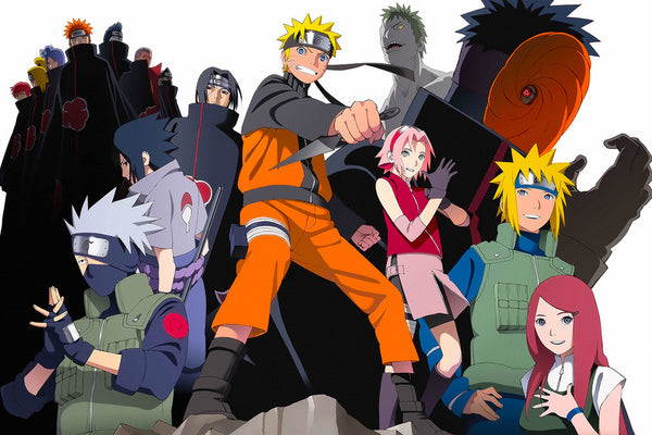 Naruto Shippuden Characters Anime Poster