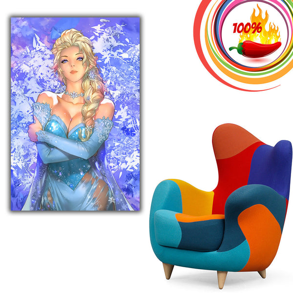 Elsa Frozen Cartoon Poster – My Hot Posters