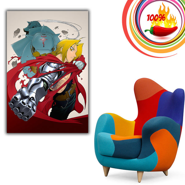 Fullmetal Alchemist Brotherhood Characters Anime Poster – My Hot Posters